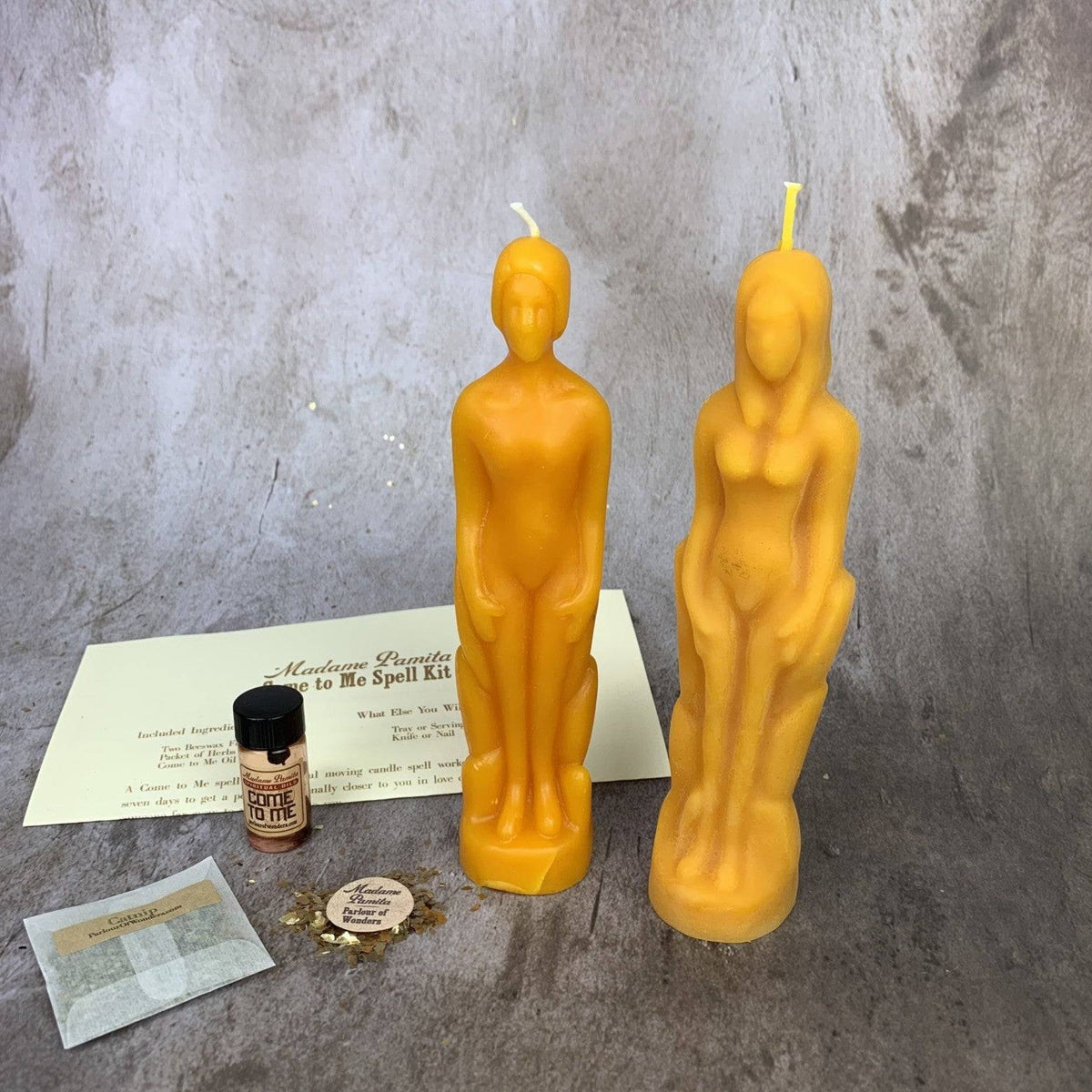 Come to Me Candle Spell Kit – Gender Neutral/Female Figures – Thorn & Thimble