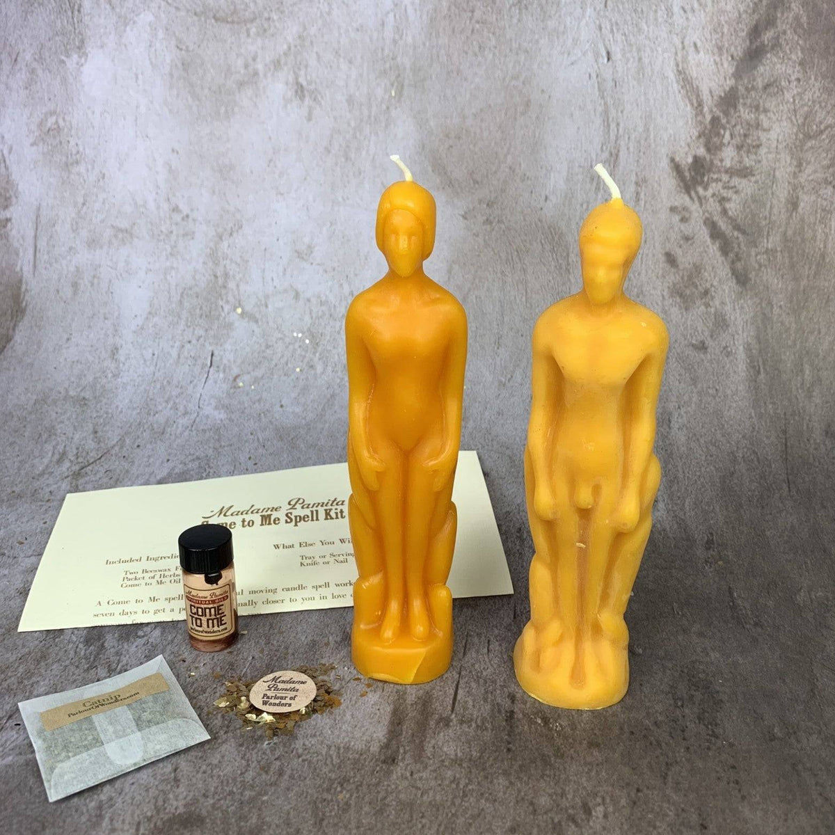 Come to Me Candle Spell Kit – Gender Neutral/Male Figures – Thorn & Thimble