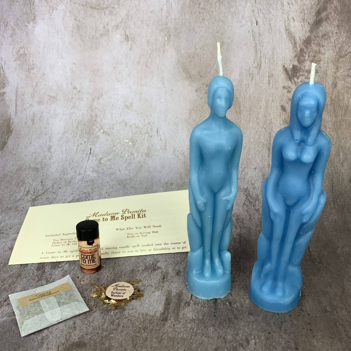 Come to Me Candle Spell Kit – Gender Neutral/Female Figures – Thorn & Thimble