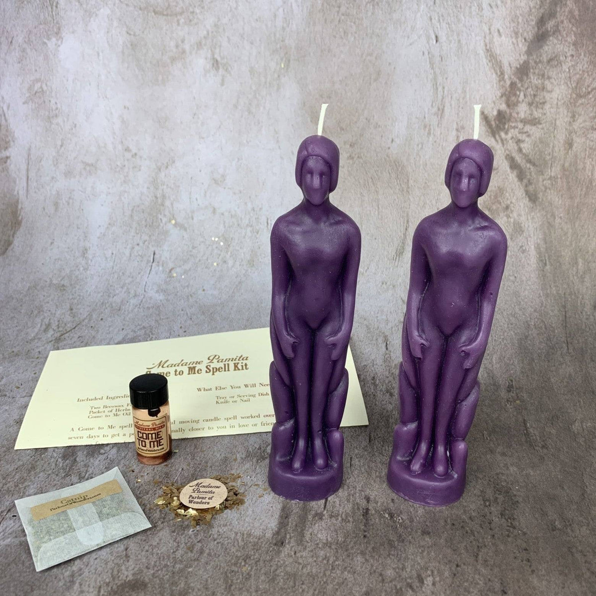 Come to Me Candle Spell Kit – Gender Neutral Figures – Thorn & Thimble