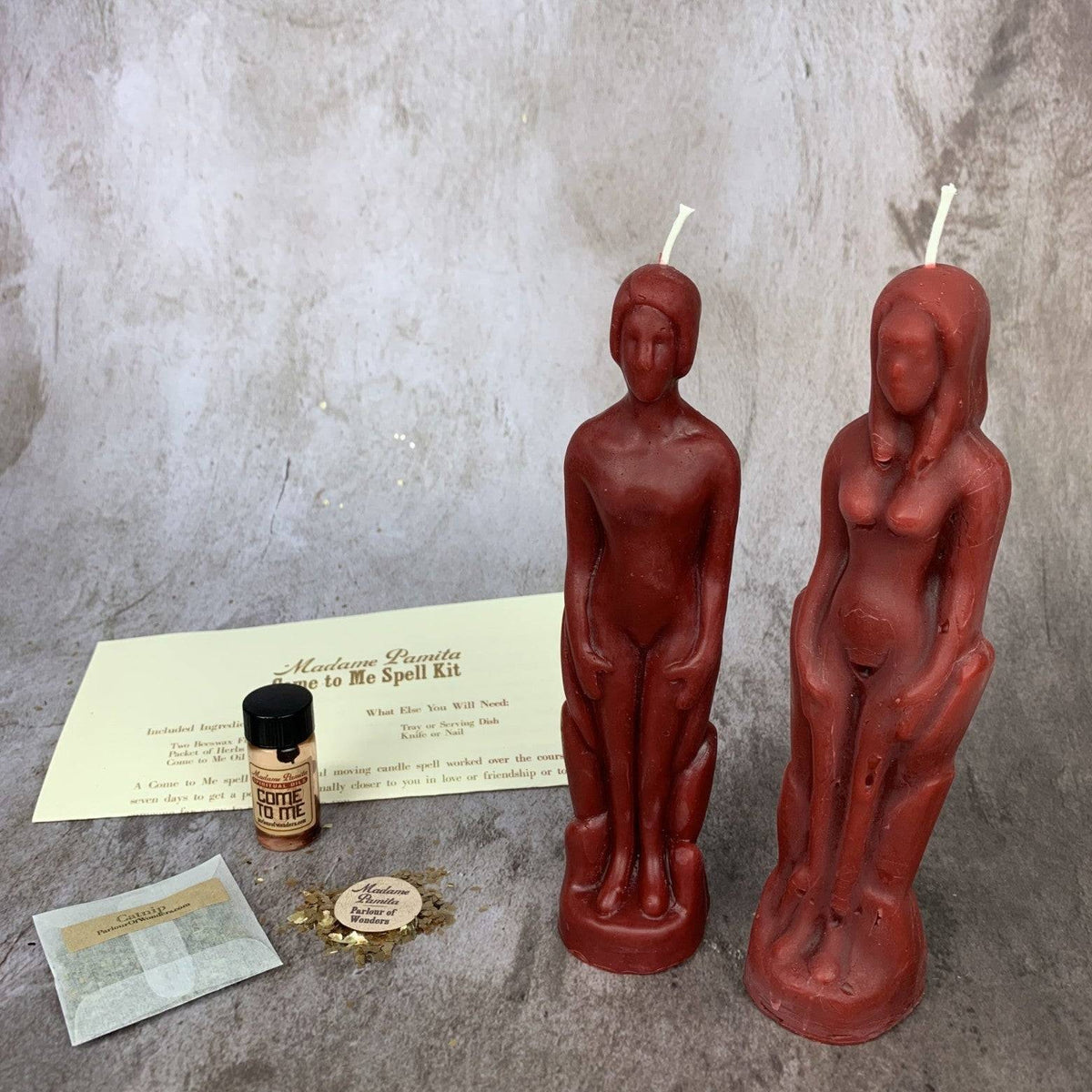 Come to Me Candle Spell Kit – Gender Neutral/Female Figures – Thorn & Thimble