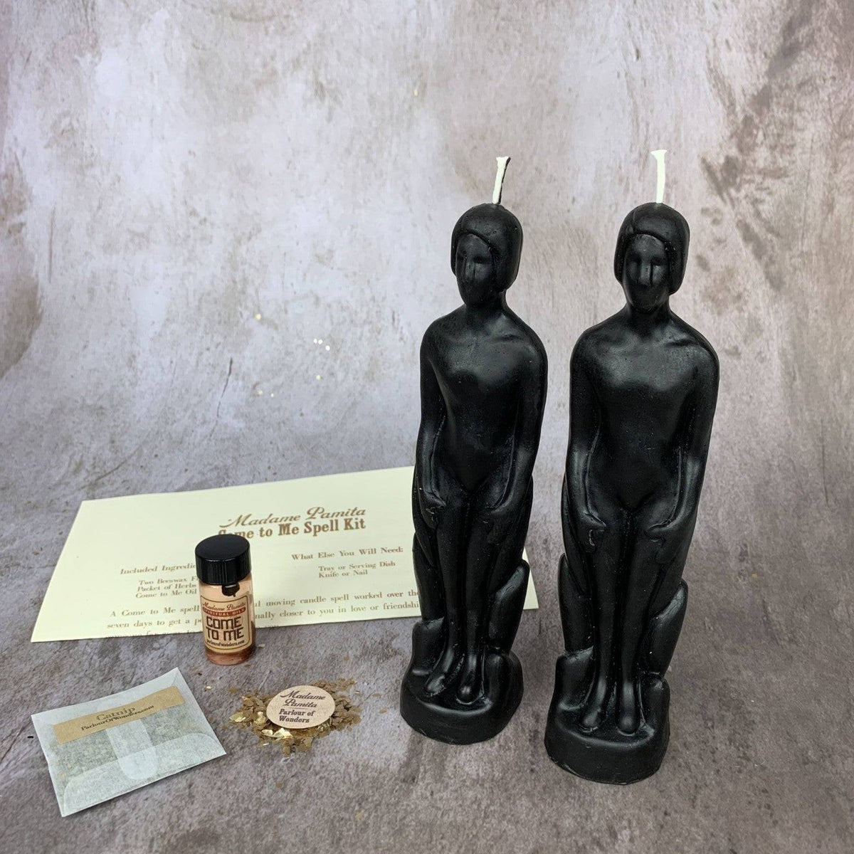 Come to Me Candle Spell Kit – Gender Neutral Figures – Thorn & Thimble
