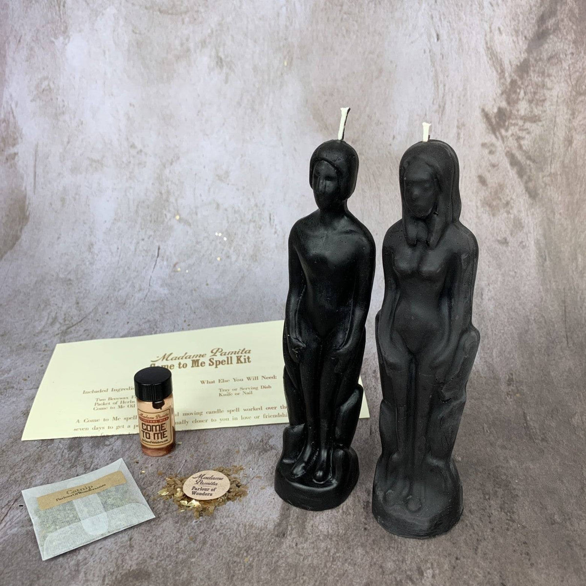 Come to Me Candle Spell Kit – Gender Neutral/Female Figures – Thorn & Thimble
