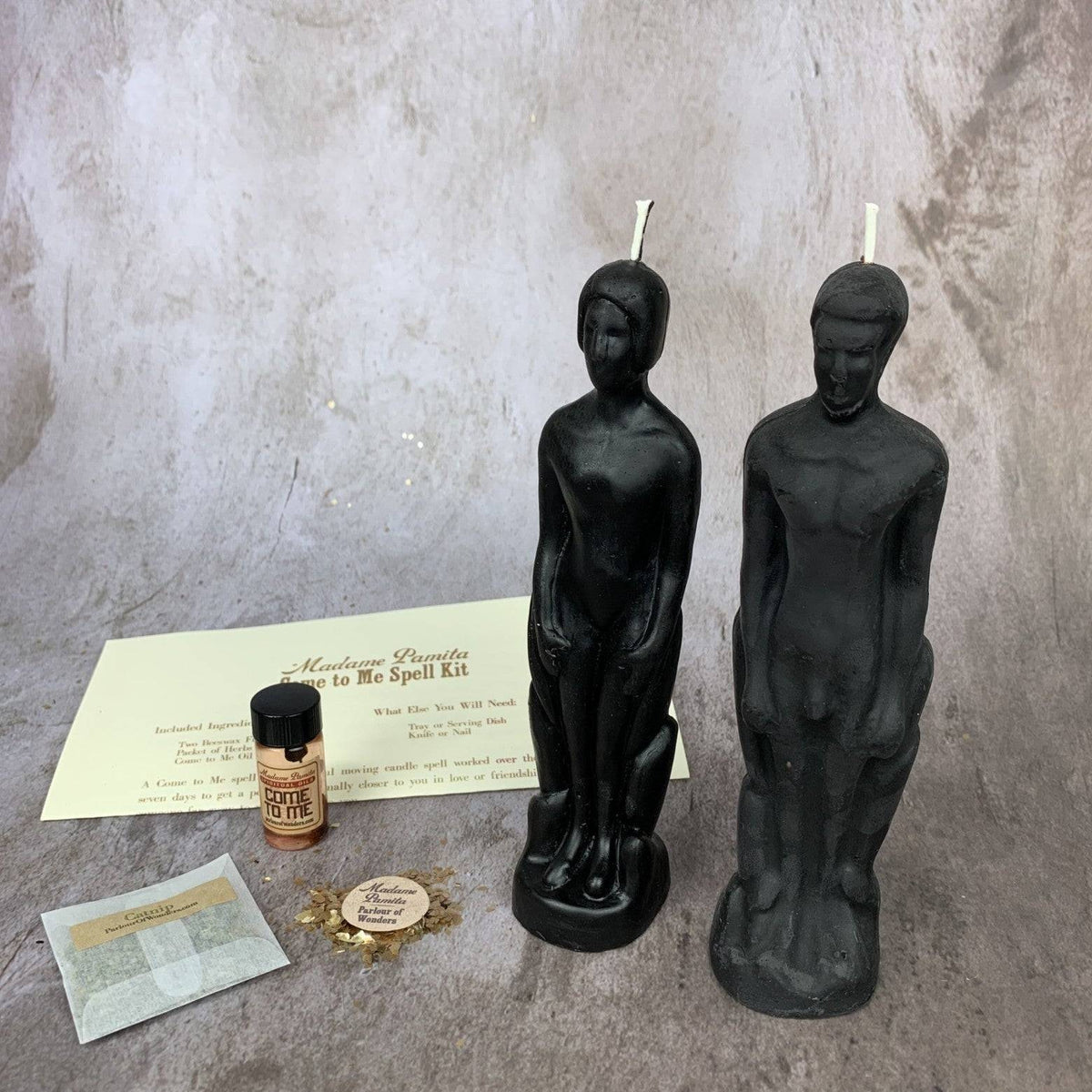 Come to Me Candle Spell Kit – Gender Neutral/Male Figures – Thorn & Thimble