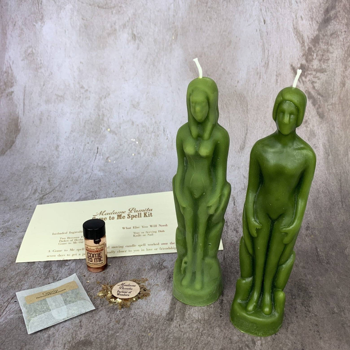 Come to Me Candle Spell Kit – Gender Neutral/Female Figures – Thorn & Thimble