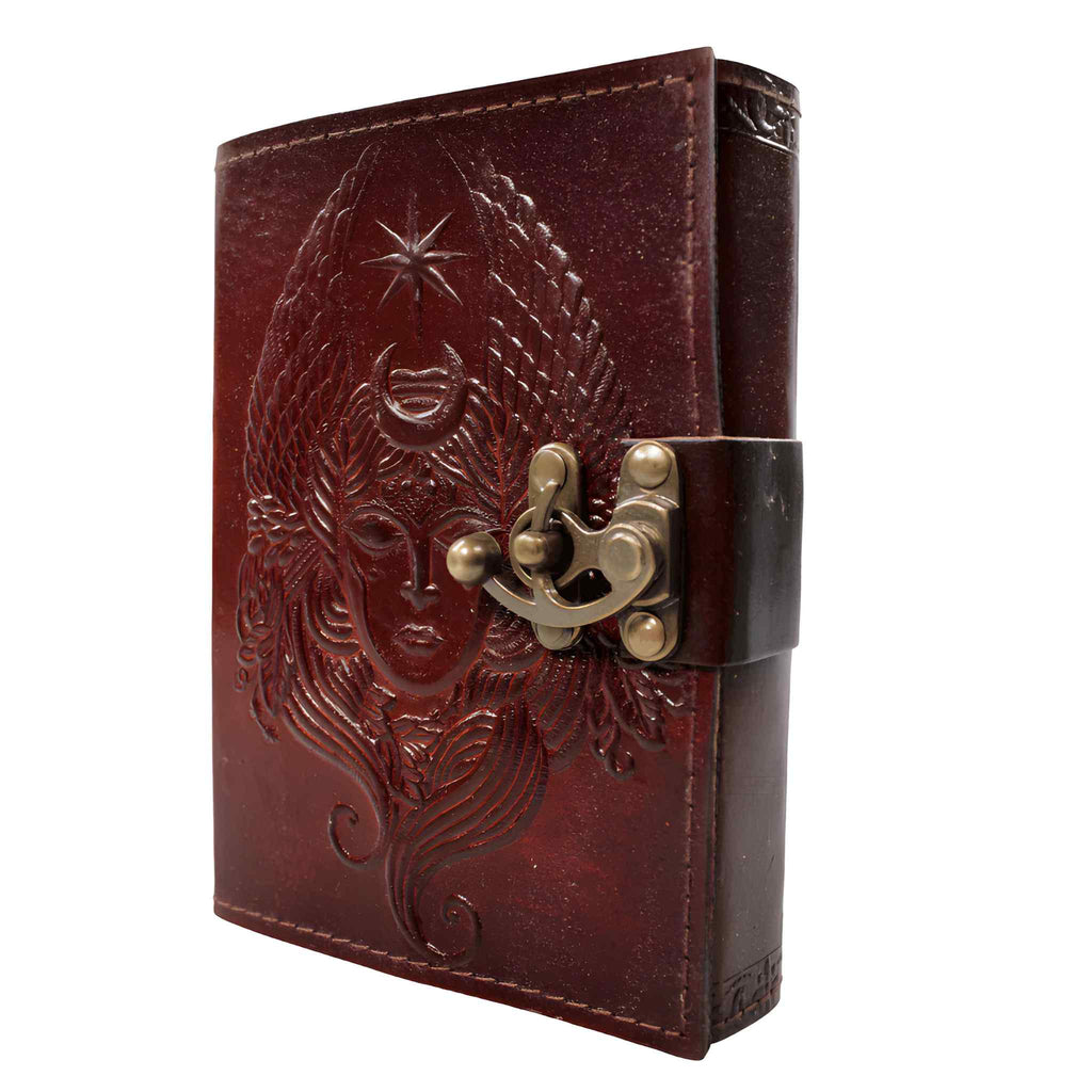 Moon Goddess Leather Journal – Thorn & Thimble