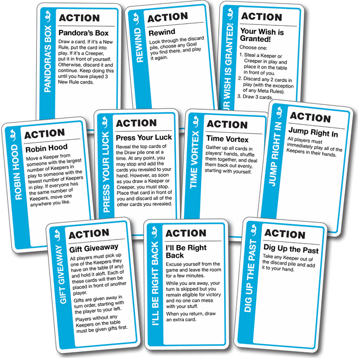 Fluxx: More Actions Expansion Deck