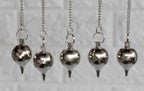 Brass Divination Pendulum – Gold Cone or Silver Ball – Thorn & Thimble