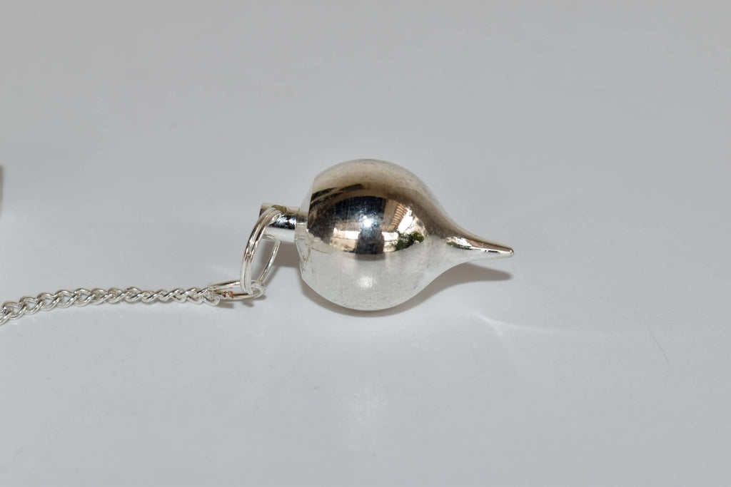 Brass Divination Pendulum – Gold Cone or Silver Ball – Thorn & Thimble