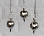 Brass Divination Pendulum – Gold Cone or Silver Ball – Thorn & Thimble