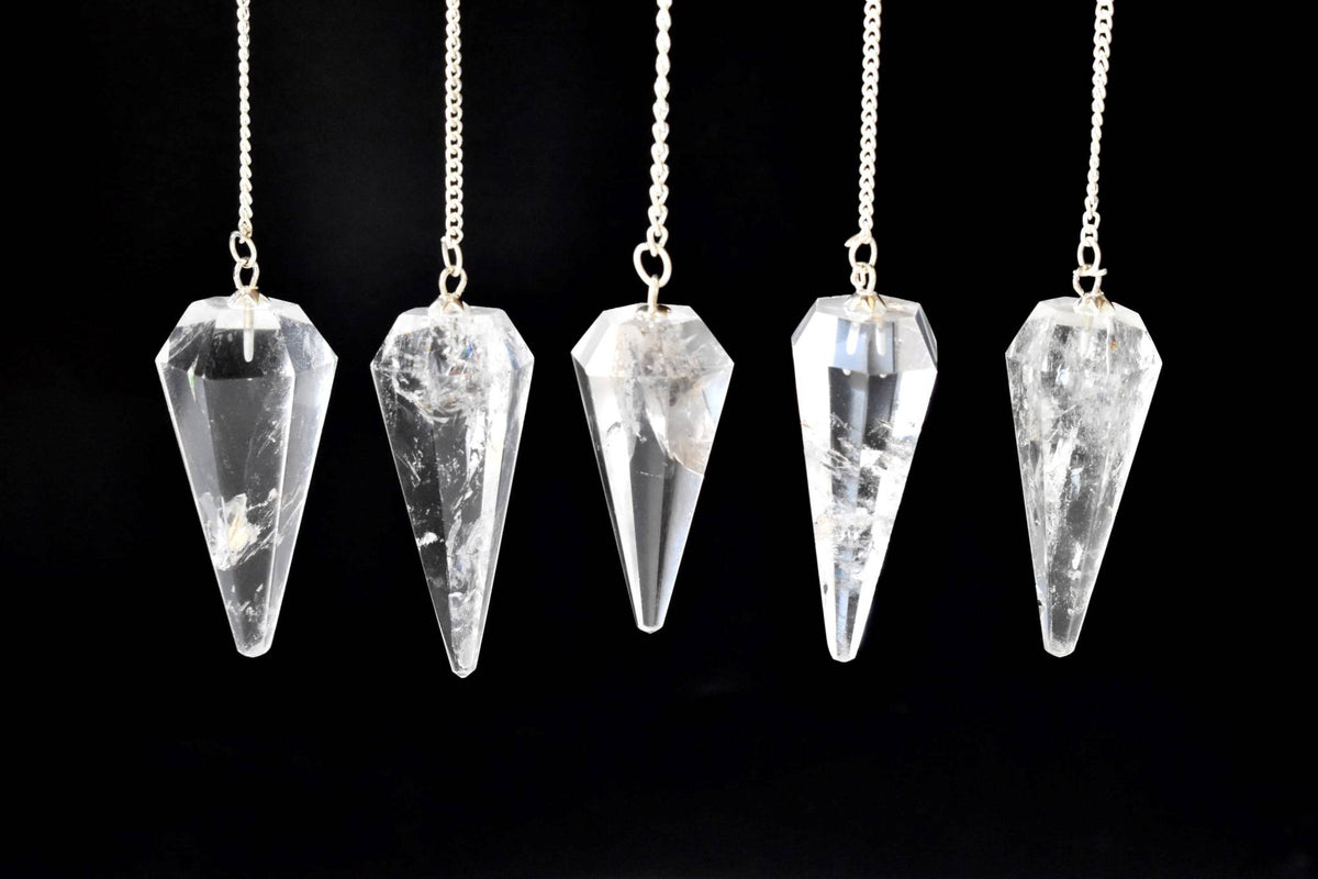 Crystal Quartz Pendulum (Meditation and Channeling) – Thorn & Thimble