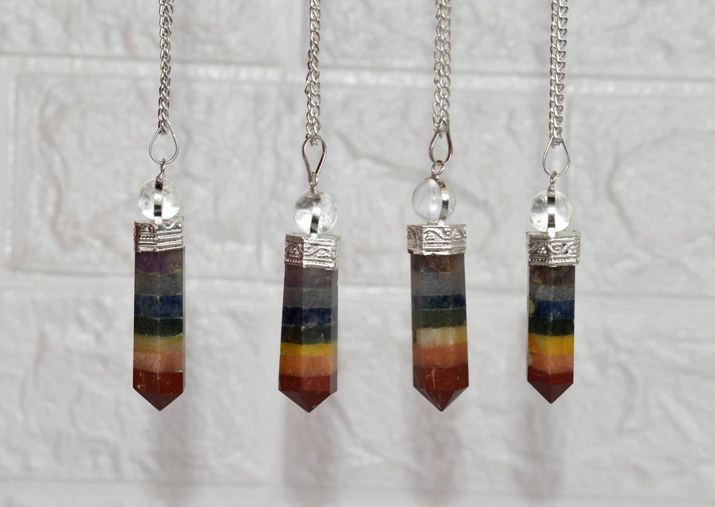 Seven-Chakra Crystal Pendulum – Thorn & Thimble