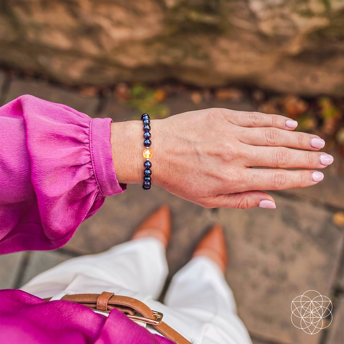 Arfvedsonite Vision Stone Bracelet | 6mm