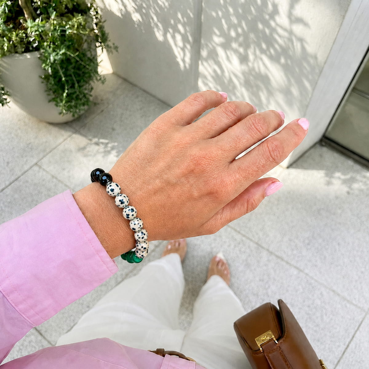 Soul Reset: Dalmatian Jasper Bracelet