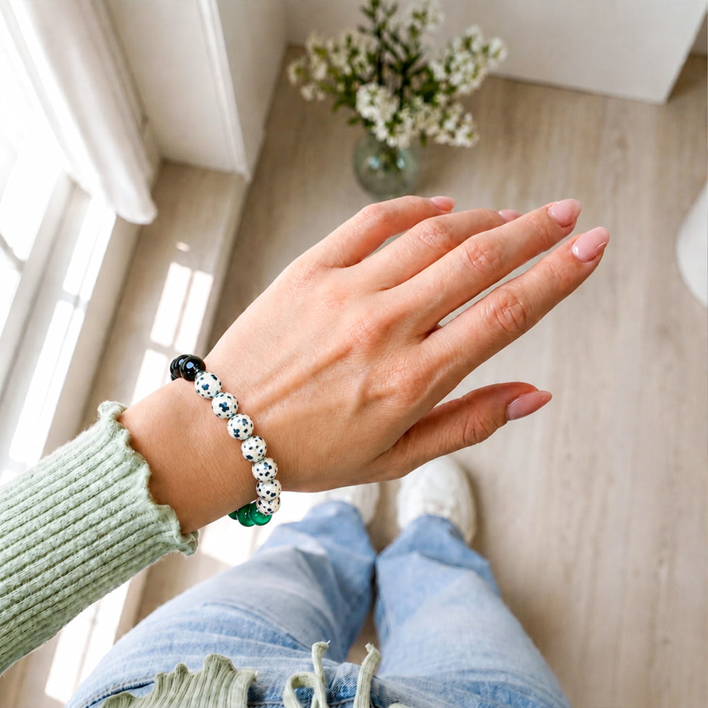 Soul Reset: Dalmatian Jasper Bracelet