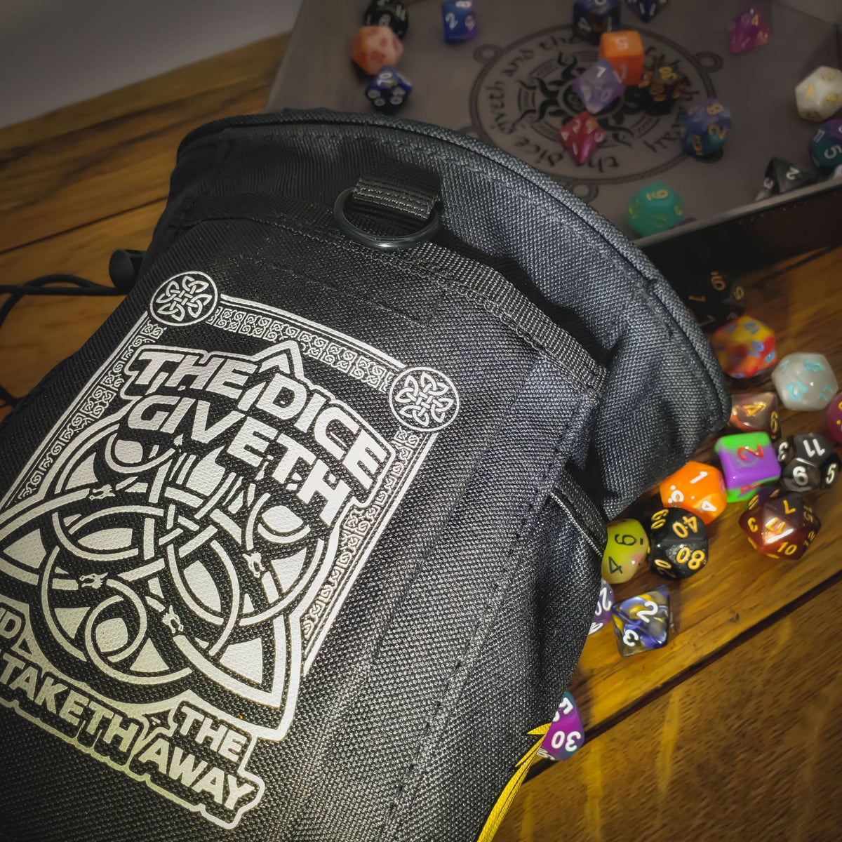 Dice Giveth and Taketh Deluxe Dice Bag – Thorn & Thimble