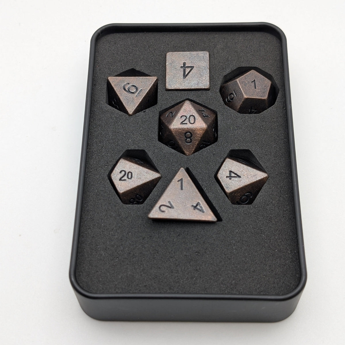 Copper Ore - 7-Piece RPG Dice Set – Thorn & Thimble
