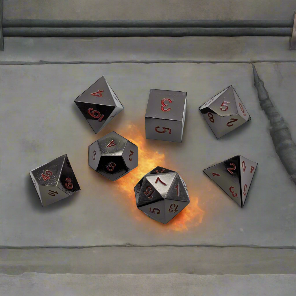 Ancient Passions - 7-Piece RPG Dice Set – Thorn & Thimble