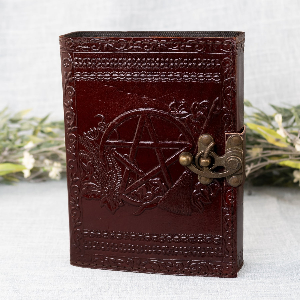 Pentagram Leather Journal – Thorn & Thimble