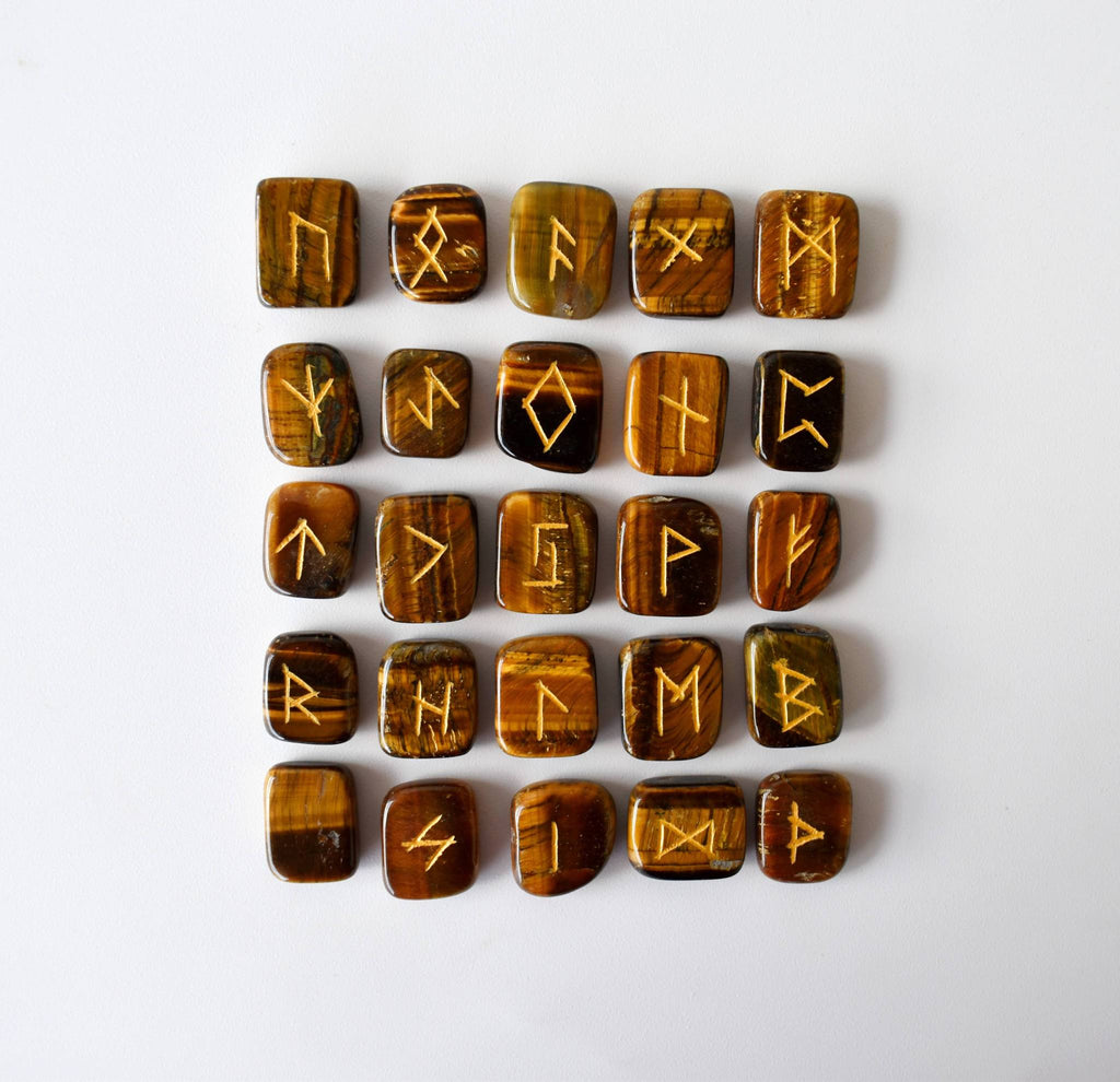Tiger Eye Rune Set (Creativity and Longevity) – Thorn & Thimble