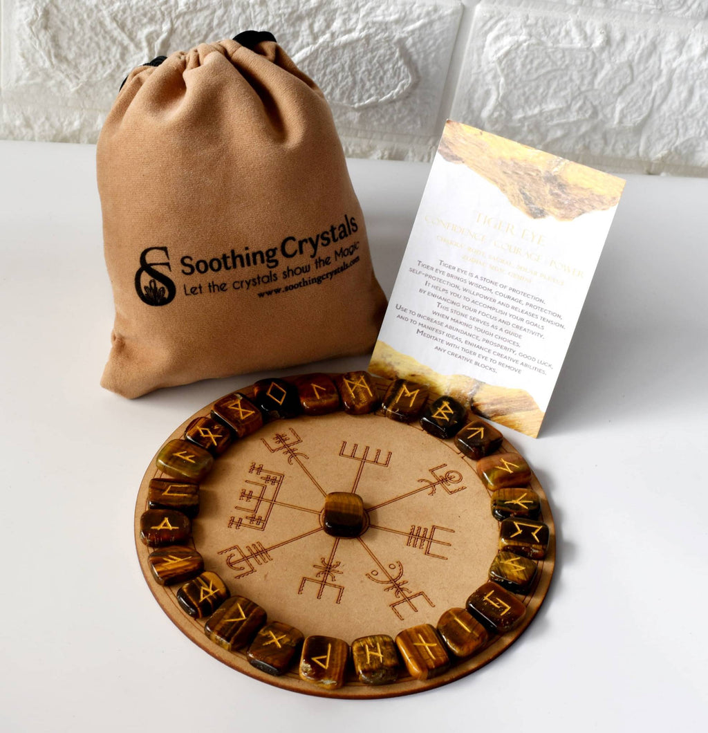 Tiger Eye Rune Set (Creativity and Longevity) – Thorn & Thimble