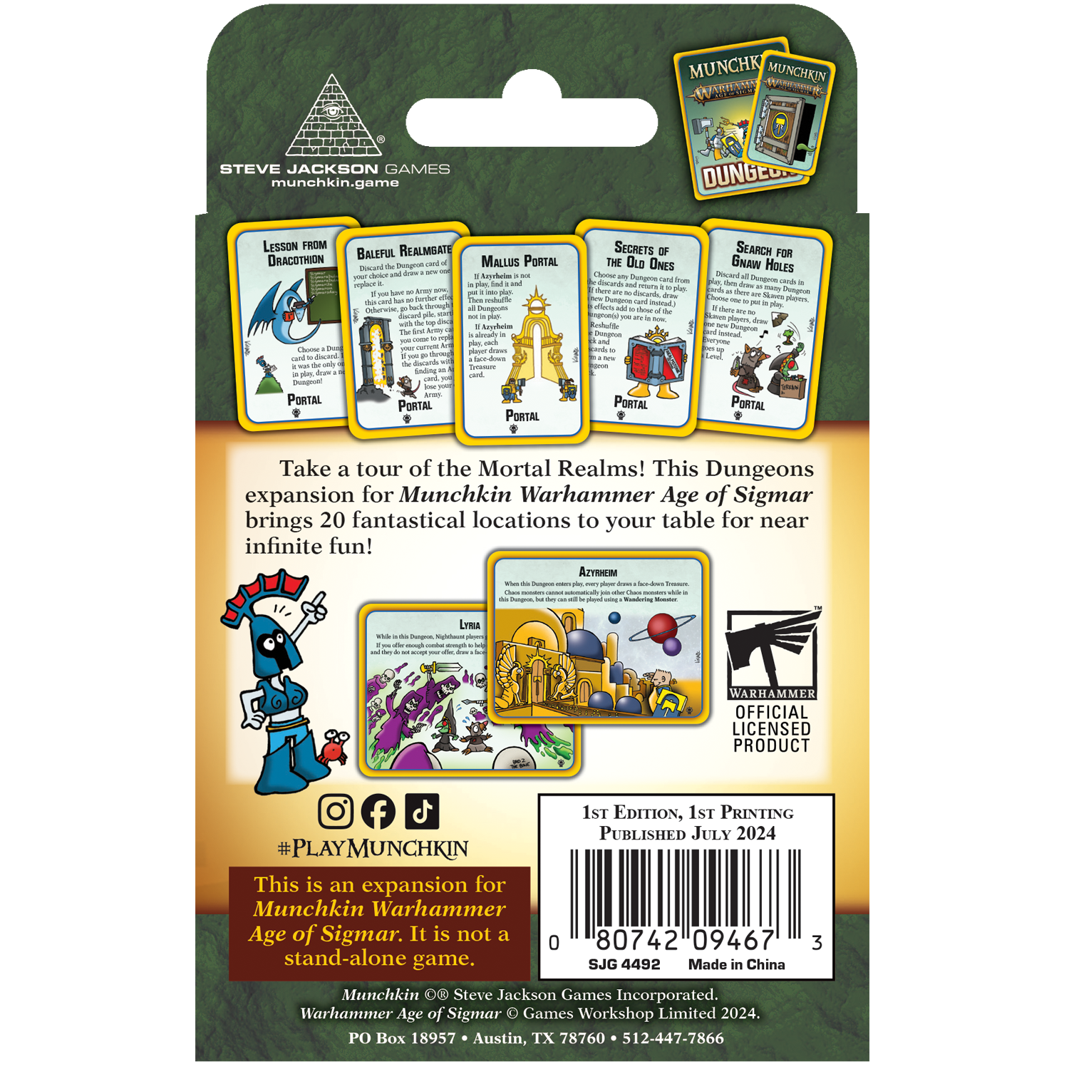Munchkin: Warhammer Age of Sigmar - Dire Domains