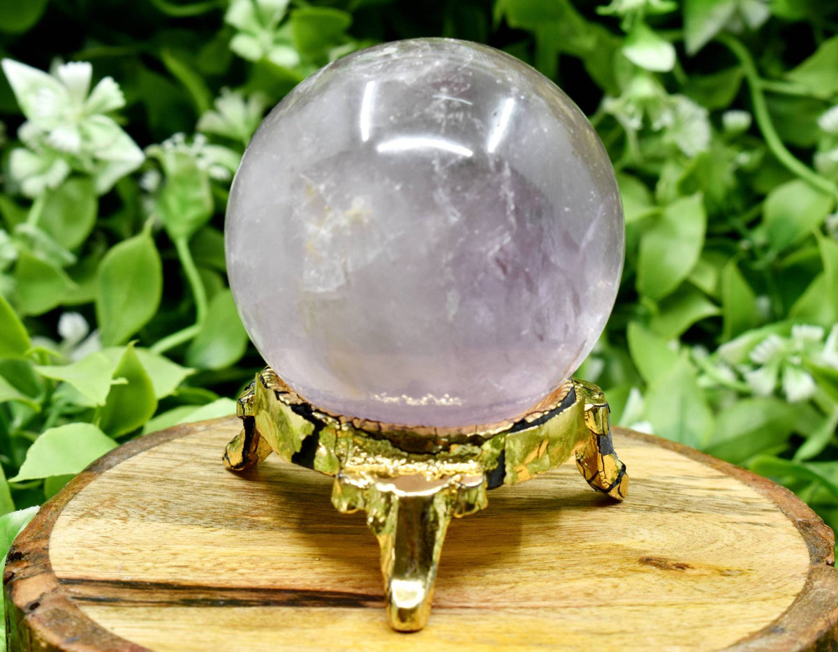 Amethyst Crystal Sphere – Thorn & Thimble