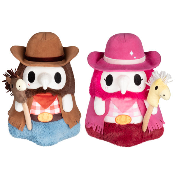 Squishable Cowboy Plague Doctor & Cowgirl Plague Nurse Set (Mini)