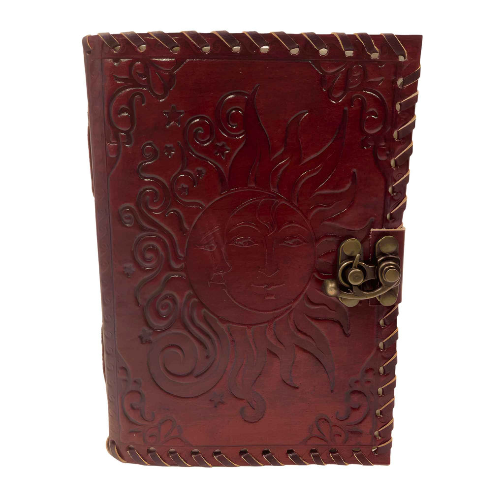 Sun and Moon Leather Journal – Thorn & Thimble