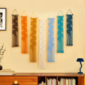 Vela Vertical Macrame Wall Hanging - Earth & Blue