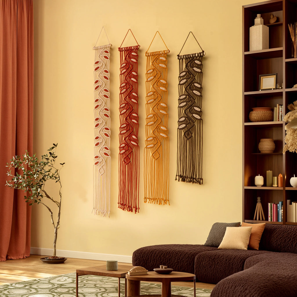 Vesta Earth Macrame Wall Hangings