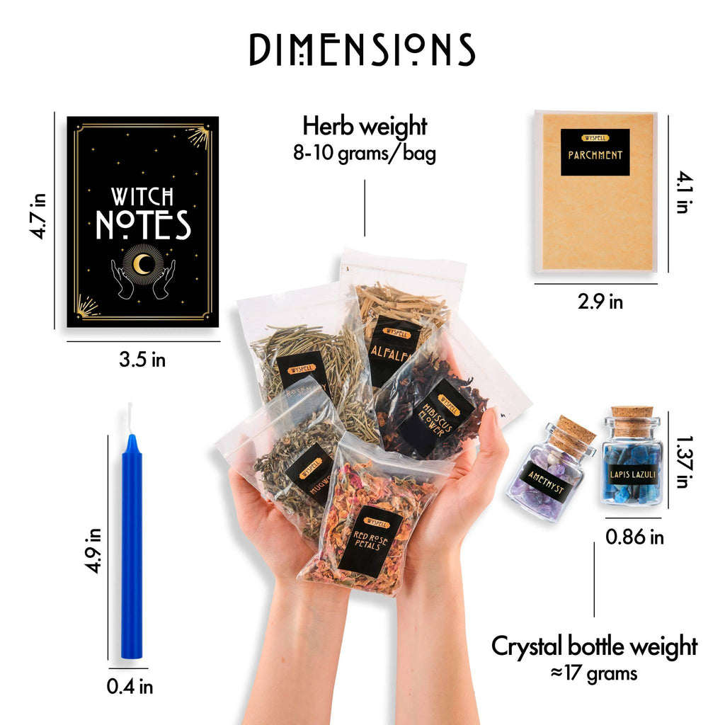 Witchcraft Altar Starter Kit – 54 Pieces – Thorn & Thimble