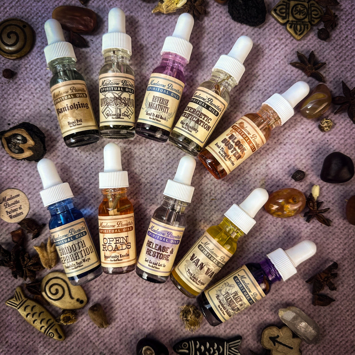 Spiritual Oil Variety Pack: Cleansing Magic – Thorn & Thimble