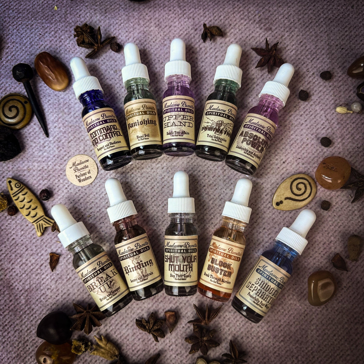 Spiritual Oil Variety Pack: Control Magic – Thorn & Thimble