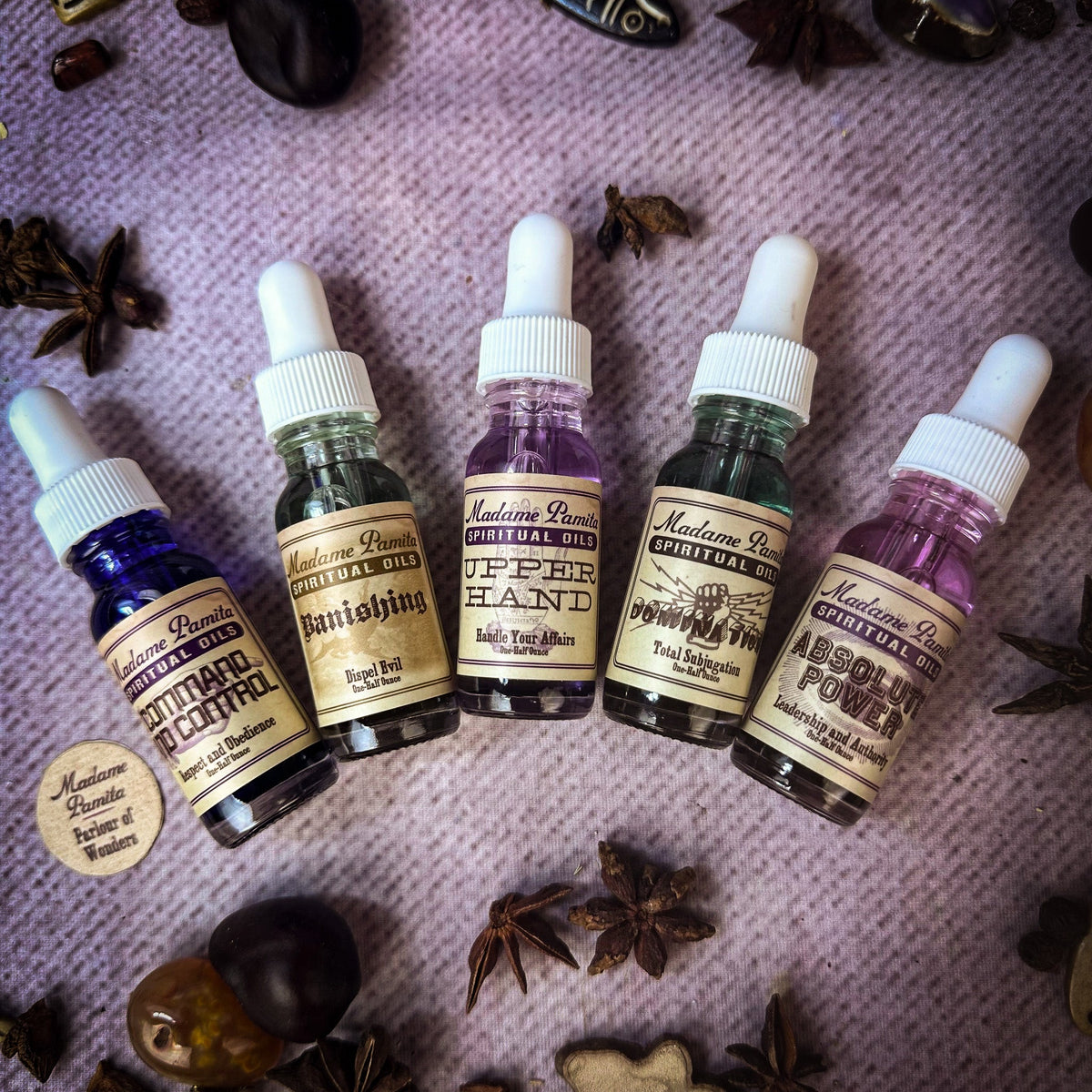 Spiritual Oil Variety Pack: Control Magic – Thorn & Thimble