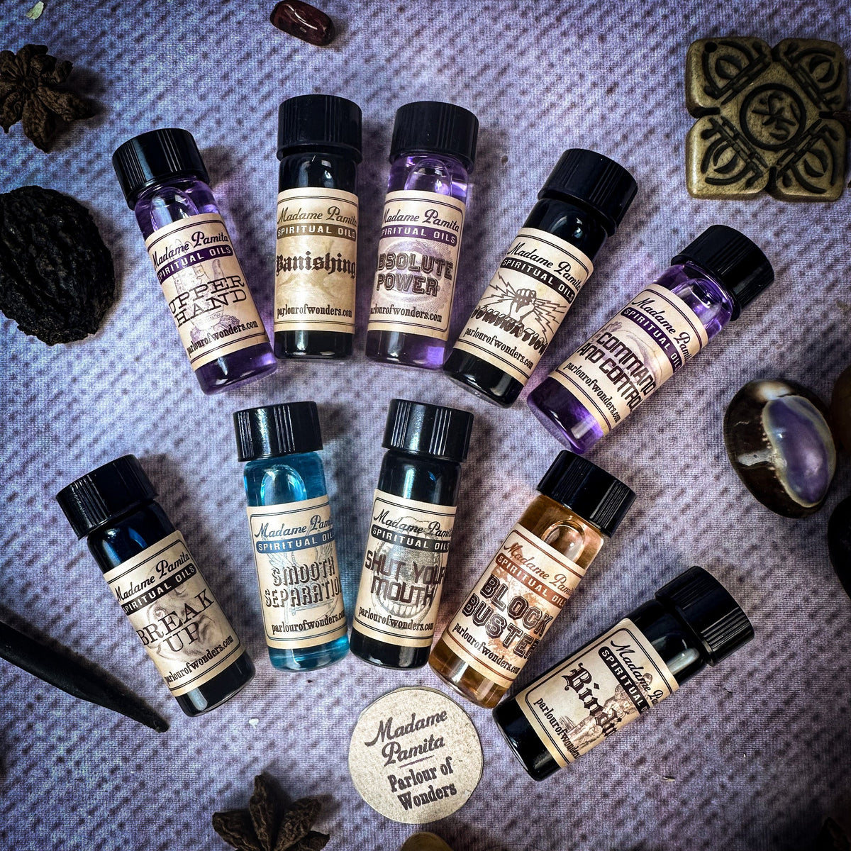 Spiritual Oil Variety Pack: Control Magic – Thorn & Thimble