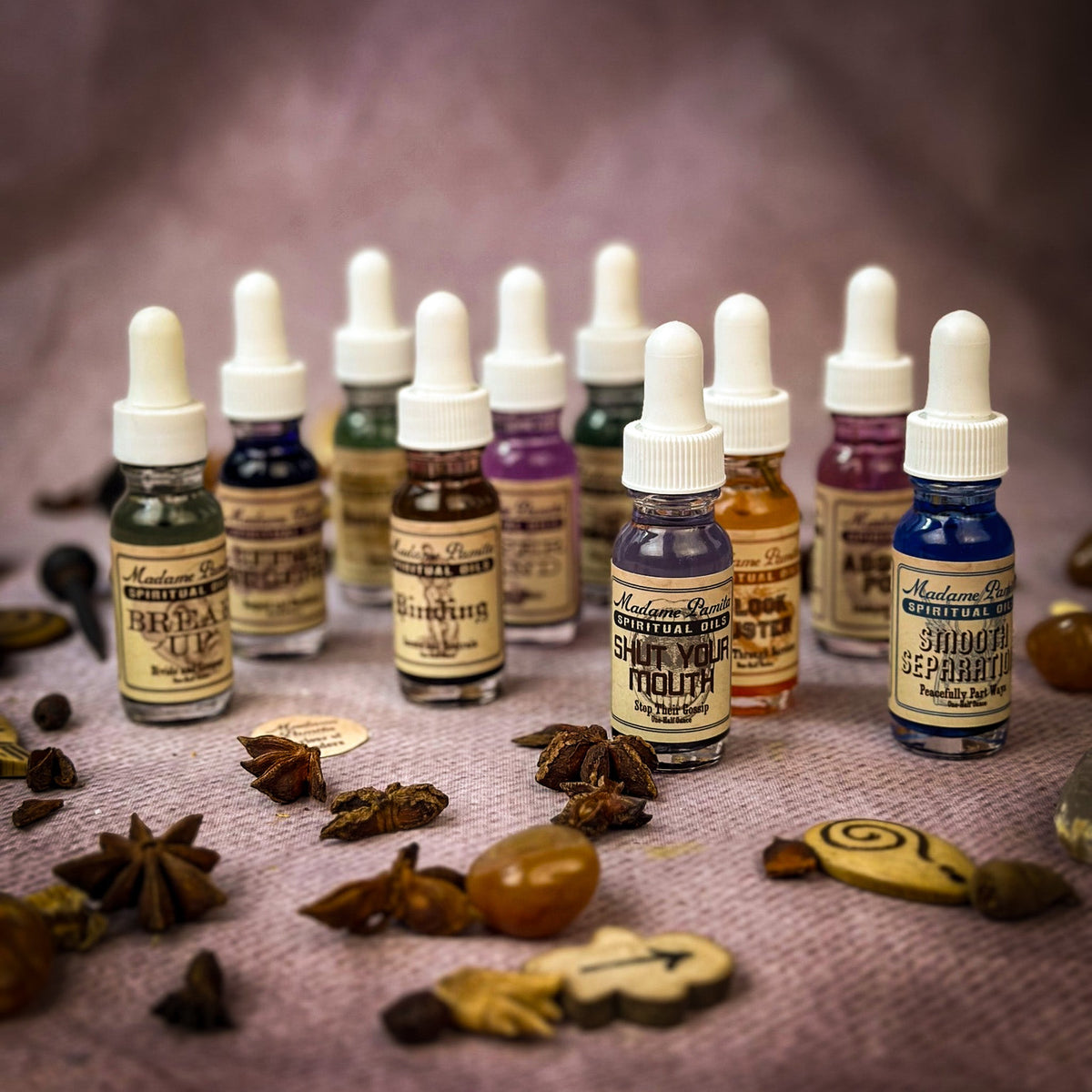Spiritual Oil Variety Pack: Control Magic – Thorn & Thimble