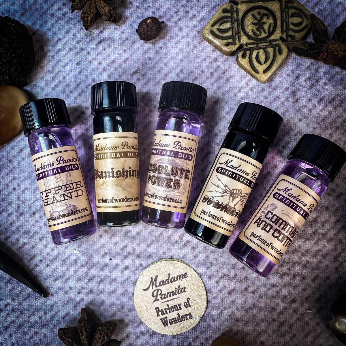 Spiritual Oil Variety Pack: Control Magic – Thorn & Thimble