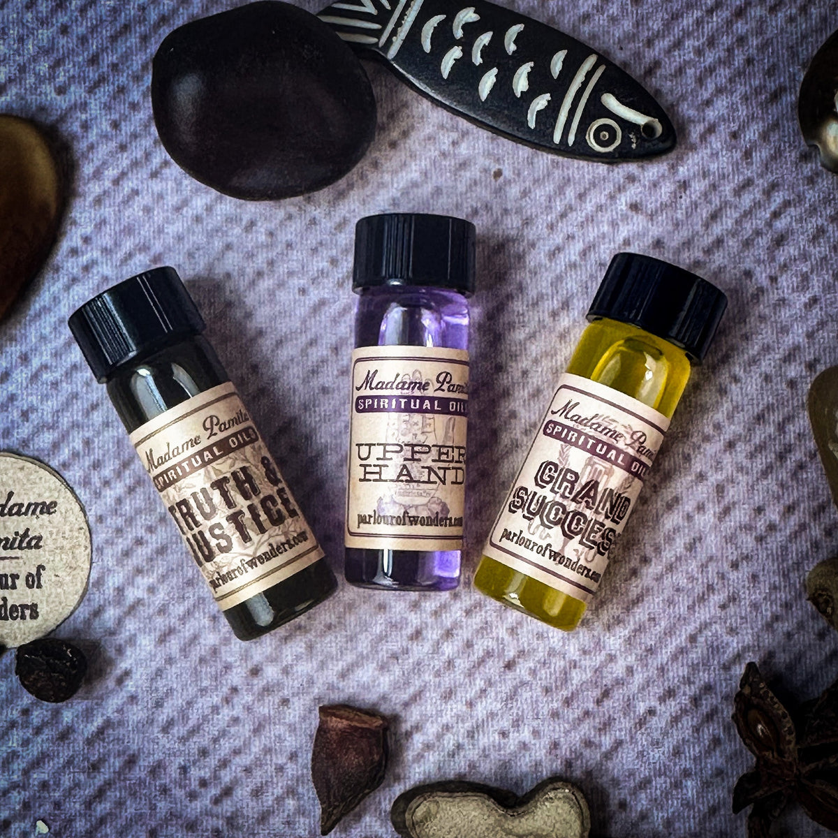 Spiritual Oil Variety Pack: Court Case Magic – Thorn & Thimble