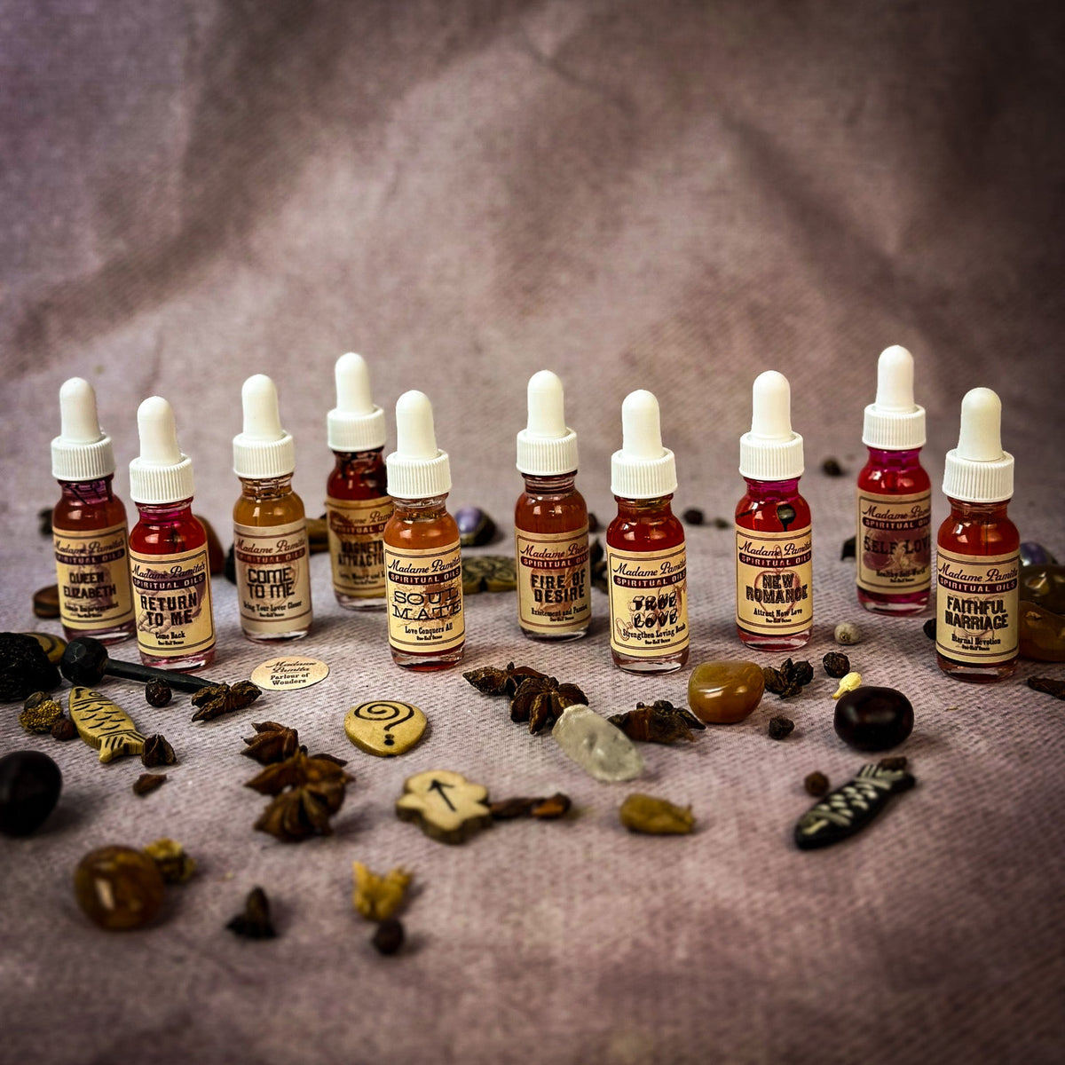 Spiritual Oil Variety Pack: Love Magic – Thorn & Thimble
