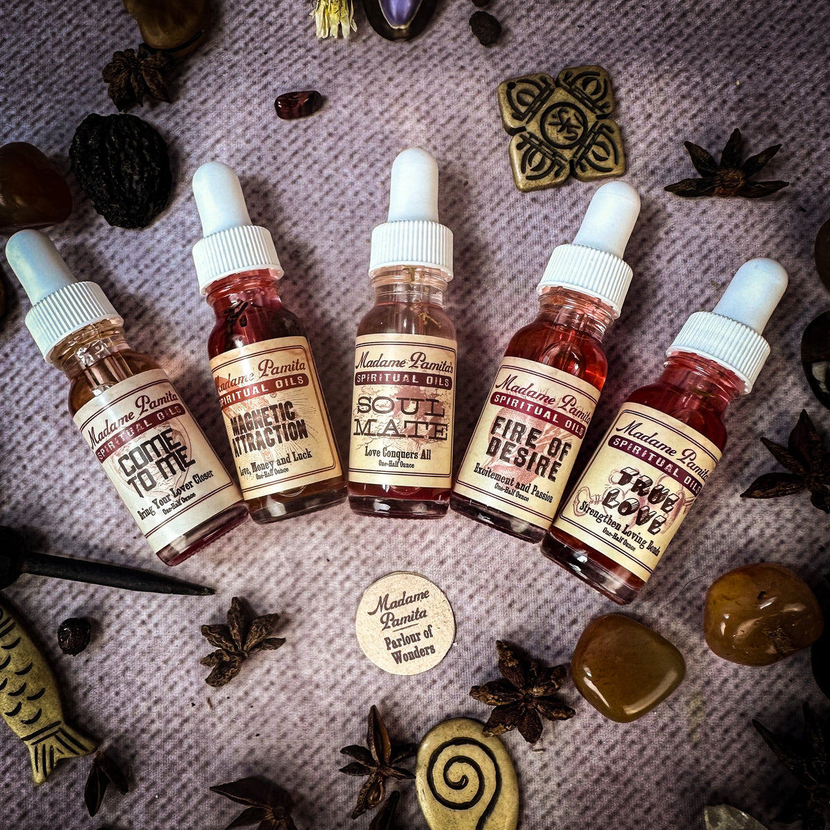 Spiritual Oil Variety Pack: Love Magic – Thorn & Thimble