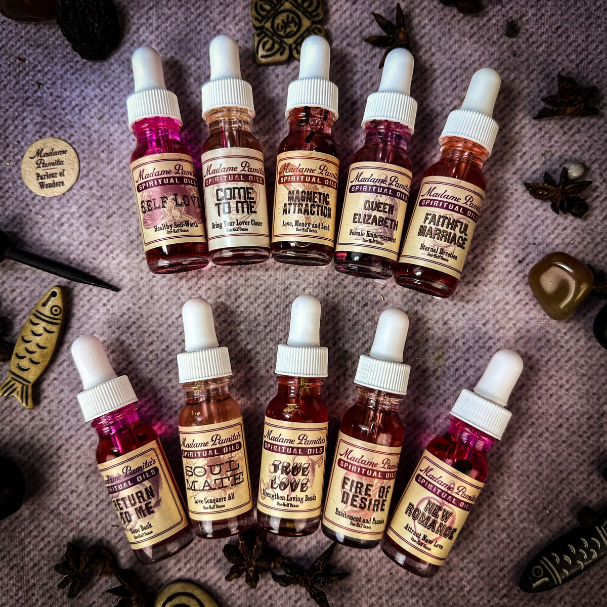 Spiritual Oil Variety Pack: Love Magic – Thorn & Thimble