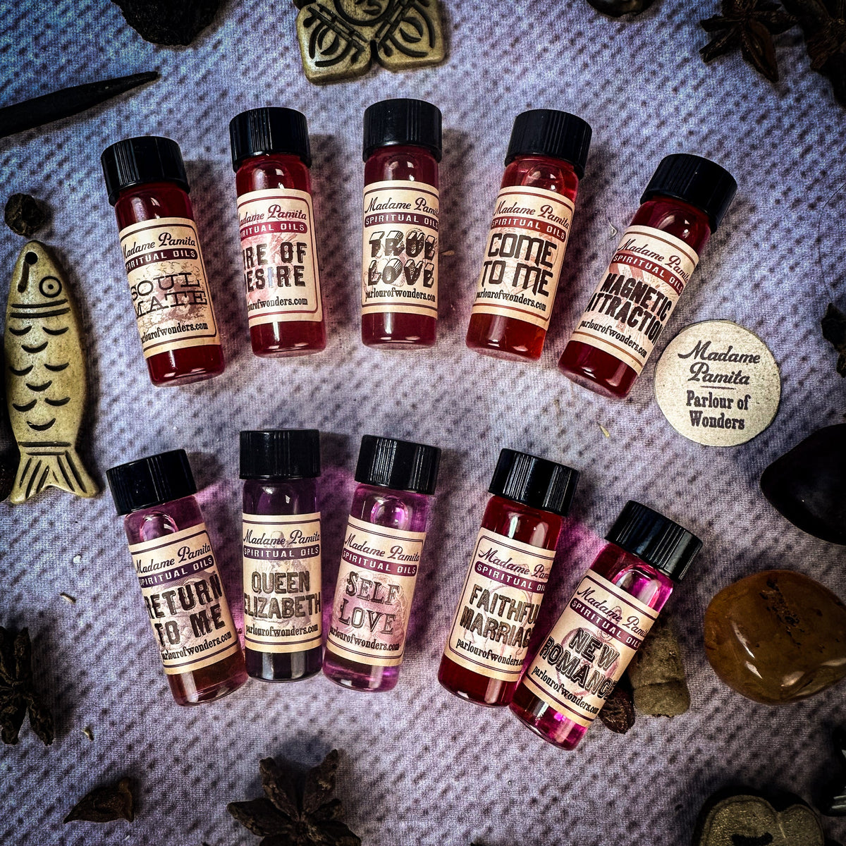 Spiritual Oil Variety Pack: Love Magic – Thorn & Thimble
