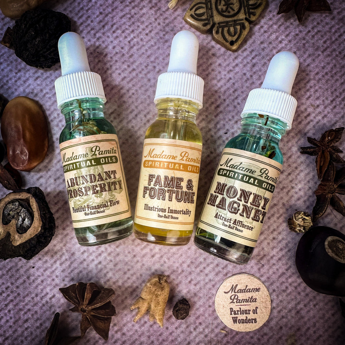 Spiritual Oil Variety Pack: Money Magic – Thorn & Thimble