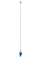 Blue Howlite Crystal Pendulum – Thorn & Thimble