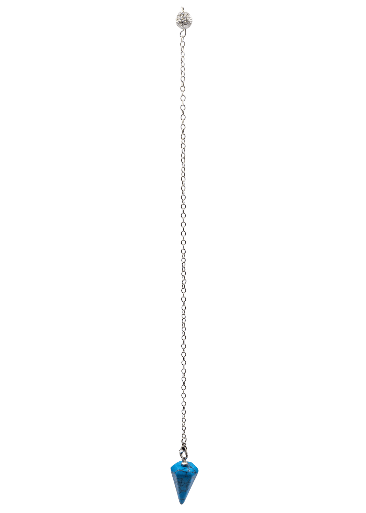 Blue Howlite Crystal Pendulum – Thorn & Thimble