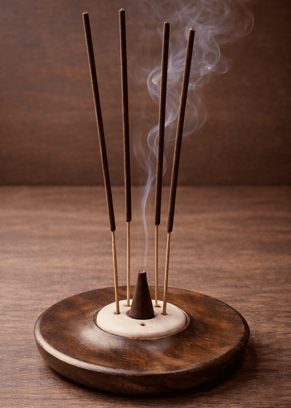 Ceramic & Wood Stick and Cone Incense Burner – Thorn & Thimble