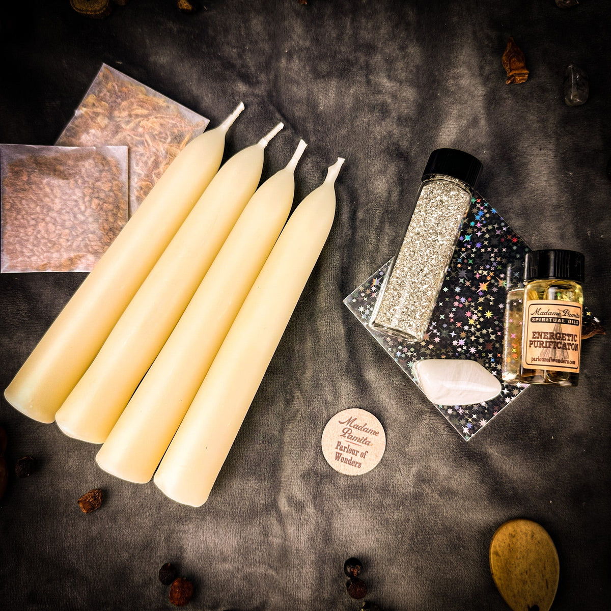Cleansing Candle Spell Booster Pack – Thorn & Thimble