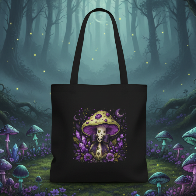 Mushroom D Eco Tote Bag
