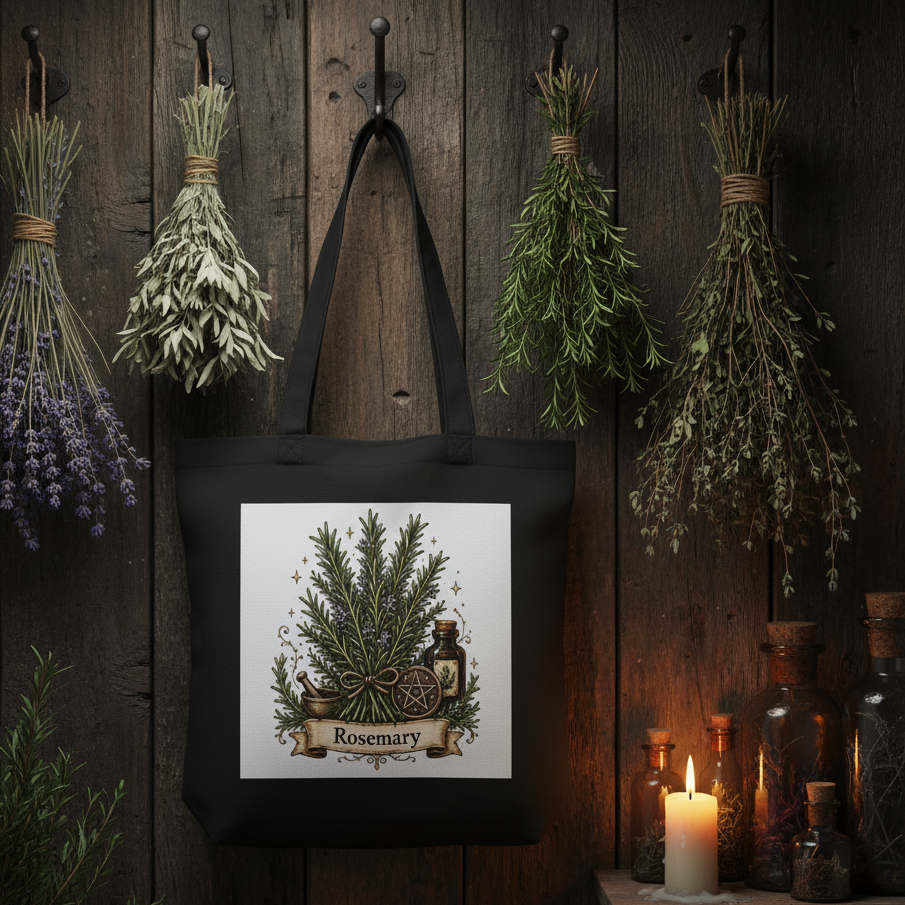 Botanical Rosemary Eco Tote Bag